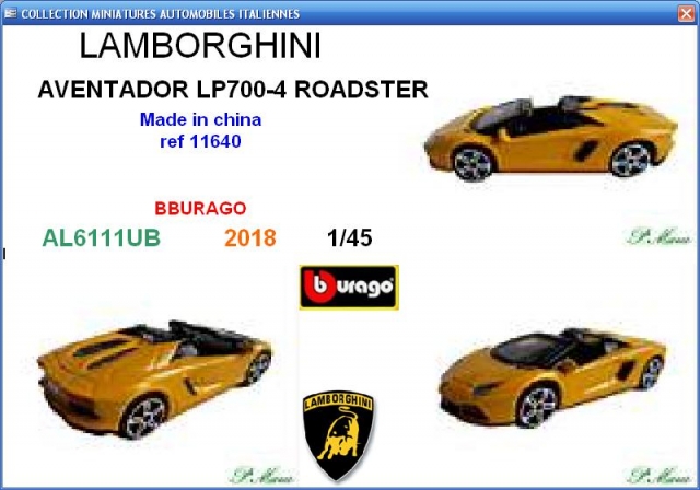 LAM AVENTADOR LP700-4 ROADSTER (0)