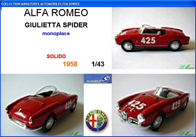A-R GIULIETTA SPIDER (0)