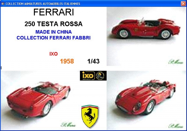 FER 250 TESTA ROSSA (0)